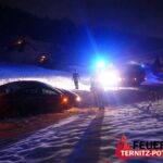 PKW-Bergung auf der L4163 – Feuerwehr Ternitz-Pottschach im Einsatz