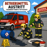 Bergung – Kleinfahrzeug stellte sich als Betriebsmittel Austritt heruas